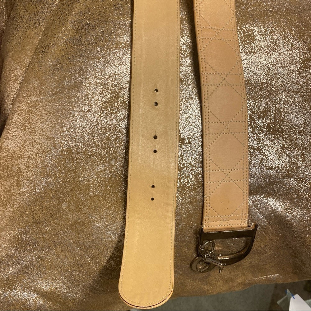 Christian Dior leather belt 65 - Picture 8 of 9
